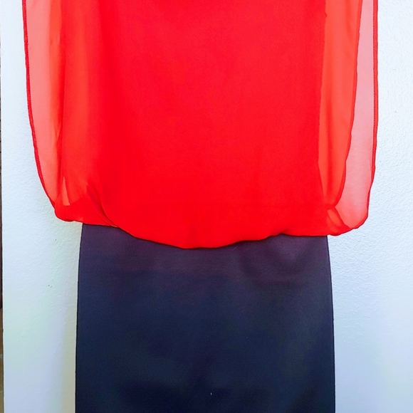 ☀SALE 4 for$20☀ Dressy Red and Black Dress - Picture 3 of 3